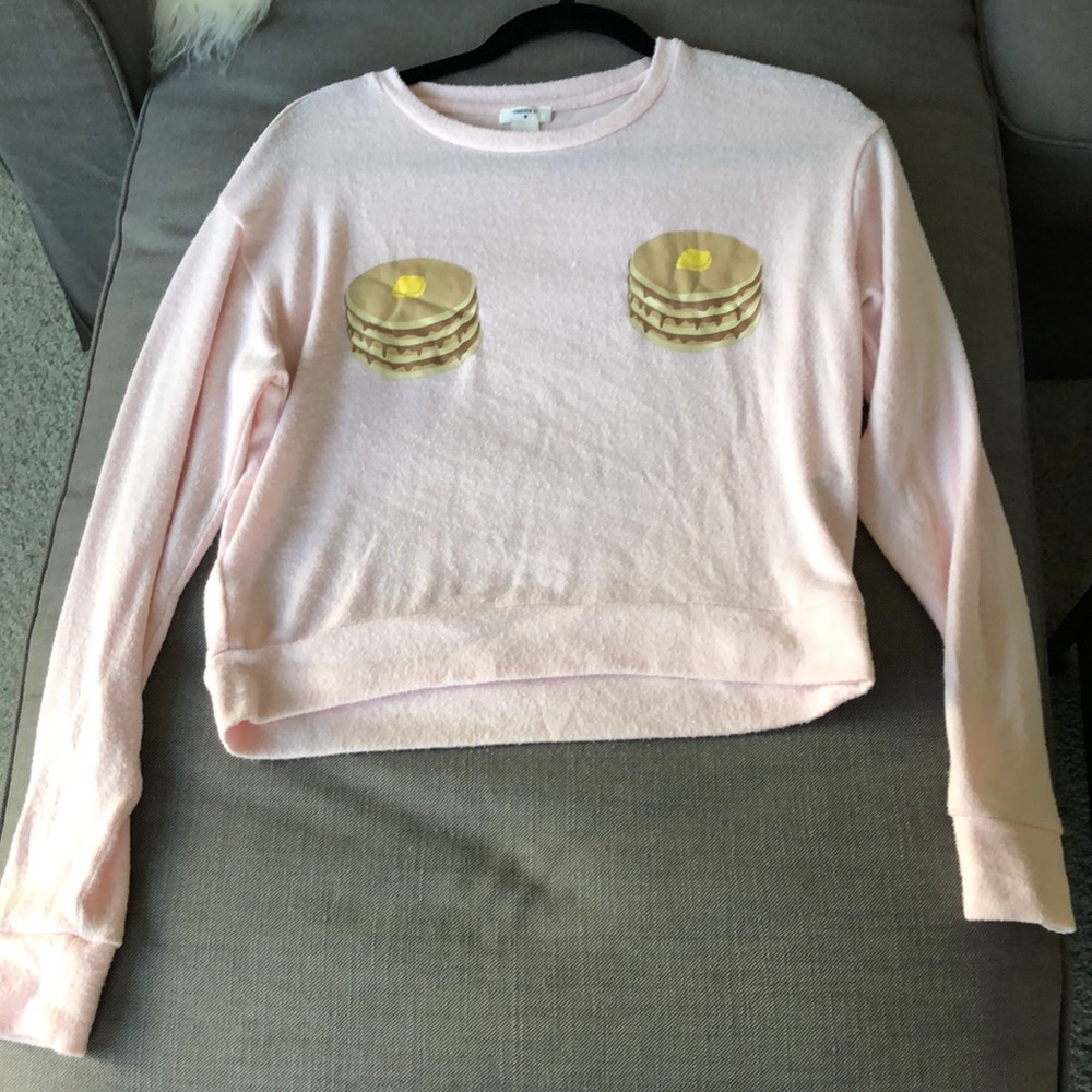 Pink pancake top